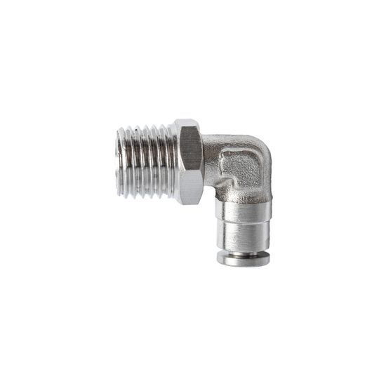Metal Pu Fitting Elbow 4mm 1/4" M